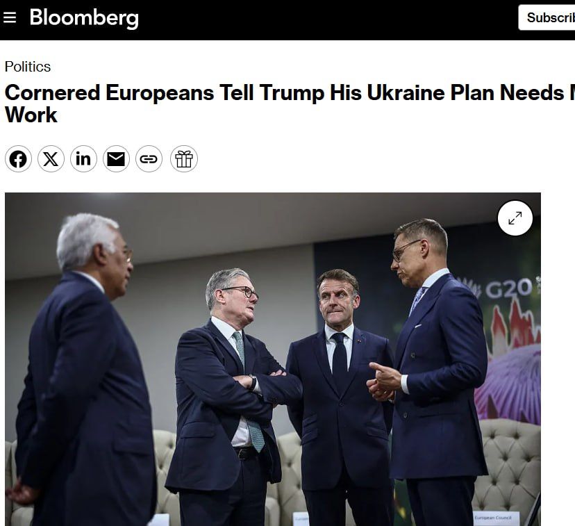 Bloomberg: Европу загнали в угол