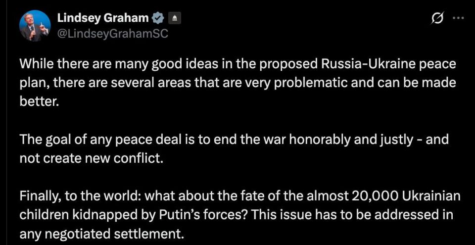 Американская "партия войны" как и Европа хочет внести правки в план Трампа по Украине