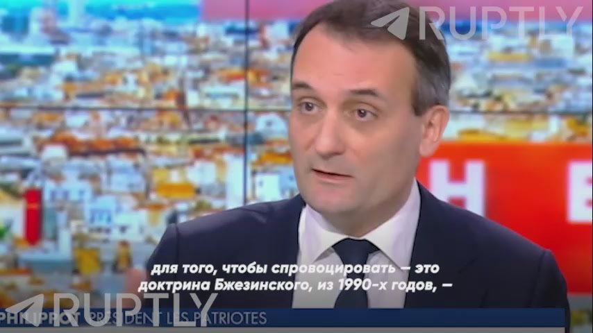 «Все это абсурд. Нас ведут на путь войны с Россией, когда все это нужно прекратить. Ни евро больше для Украины, ни одной пули, ни одного французского солдата, ни капли французской крови в этой войне, которая нас не...