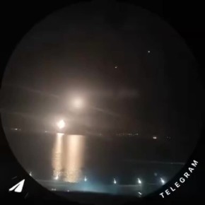 Отправка крылатых ракет "Калибр" по цели на Украине минувшей ночью