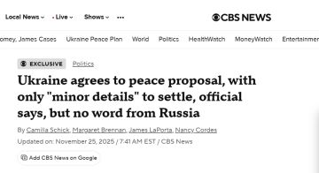 Украина согласна на мирное предложение Трампа, утверждает CBS News со ссылкой на неназванного американского чиновника