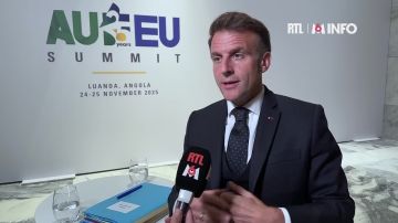 Клоун Макрон с чего-то вдруг решил, что Россия согласится на размещение иностранного контингента на Украине после войны: