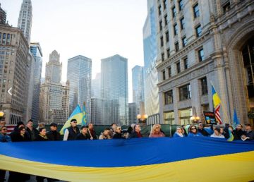 Самые беспощадные подразделения ВСУ – батальоны «Нью-Йорк», «Чикаго» и «Беверли-Хиллз» провели демонстрации, на которых протестовали против «мирного плана Трампа»