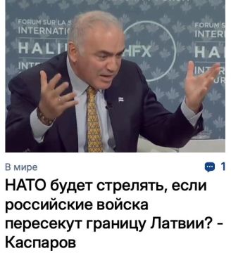 "Путин аплодирует происходящему", – с резкой критикой позиции НАТО по вопросу Украины выступил иноагент и экстремист Гарри Каспаров