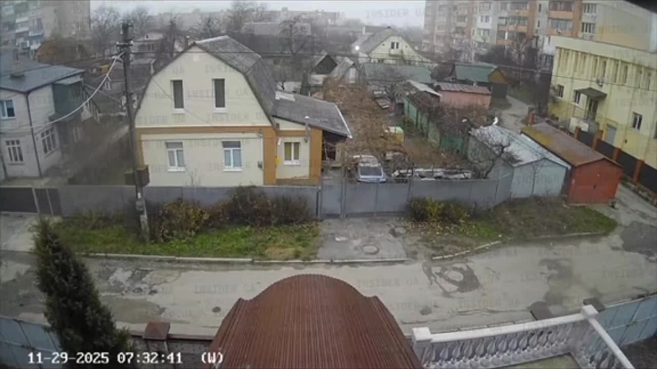 Прилёт «Герани» в Киеве сегодня утром