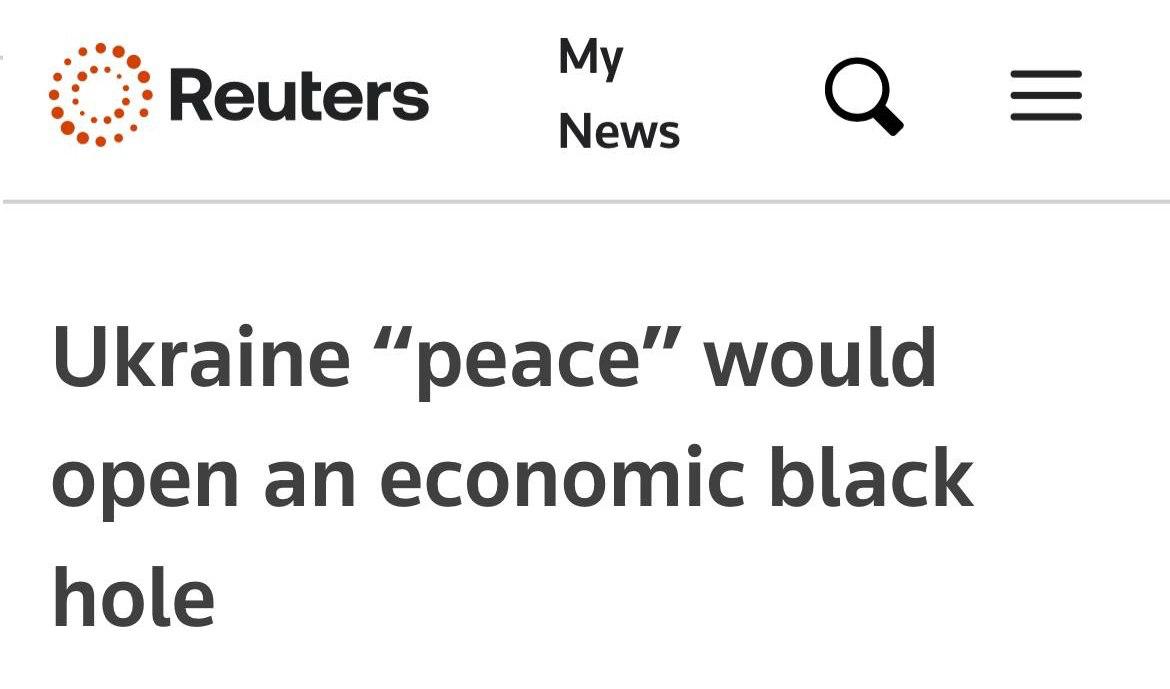 Михаил Онуфриенко: Мир на Украине станет чёрной дырой для экономики ЕС, — Reuters