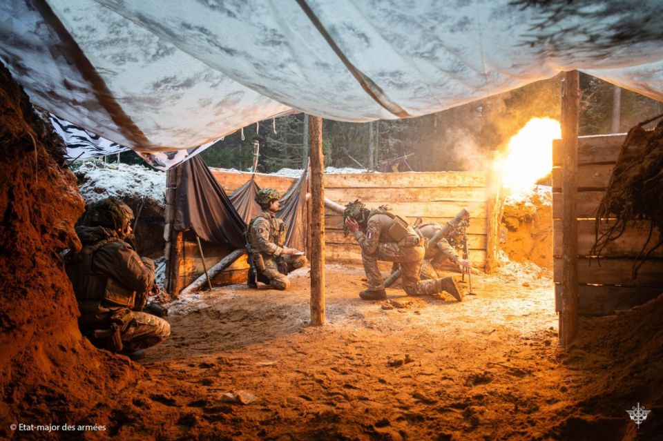 ВС Франции показали кадры учений в Эстонии ВС Франции показали кадры учений в Эстонии