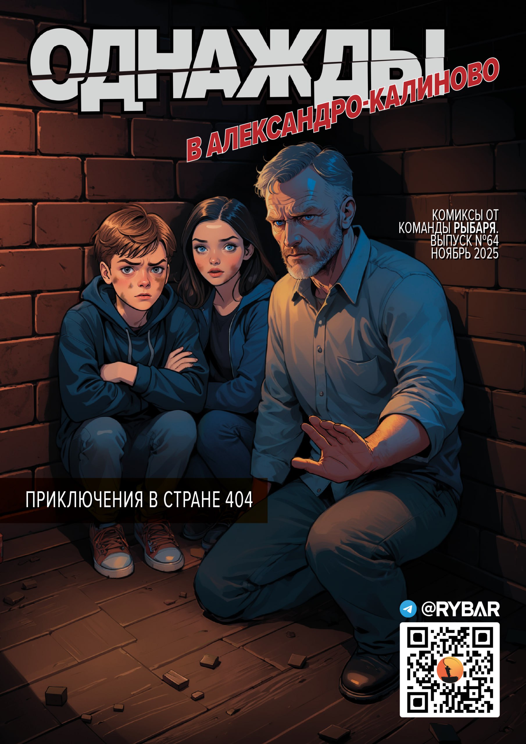 #Комикс от Рыбаря №64: Однажды в Новогригоровке