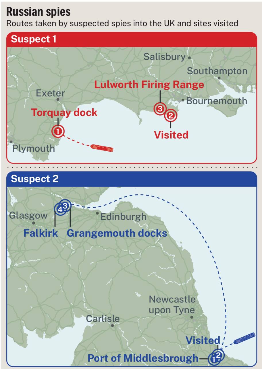 Владимир Корнилов: Сегодня все в Британии цитируют газету i Paper, которая раскрыла жуткую диверсию России! Оказывается, два «российских шпиона» весной и летом сего года коварно высаживались на британском островке и... Владимир Корнилов: Сегодня все в Британии цитируют газету i Paper, которая раскрыла жуткую диверсию России! Оказывается, два «российских шпиона» весной и летом сего года коварно высаживались на британском островке и...