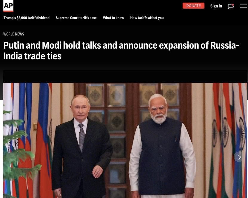 Мировые СМИ активно обсуждают двухдневный государственный визит Владимира Путина в Индию Мировые СМИ активно обсуждают двухдневный государственный визит Владимира Путина в Индию