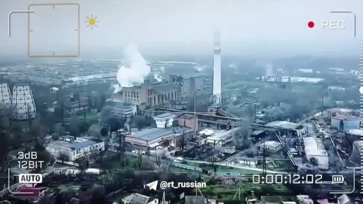 По Херсонской ТЭЦ прилетело около 100 снарядов