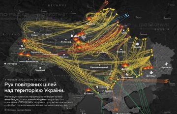 Эдуард Басурин: Ориентировочный маршрут ракет и гераней во время сегодняшней атаки по Украине