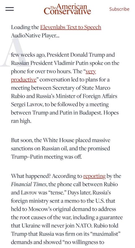 ������� ��������: ���������� ������ �������: ������ �������� ����� �� ������ � �������� - The American Conservative