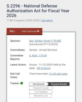 Андрей Клинцевич: выделят Киеву 800 миллионов долларов на покупку оружия в течение следующих двух лет