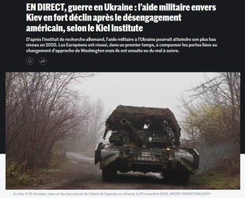 Военная помощь Киеву упала до минимума, пишет Le Monde