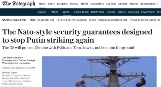 Михаил Онуфриенко: The Telegraph: США готовы задействовать F-35 и «Томагавки» для защиты Украины от Путина