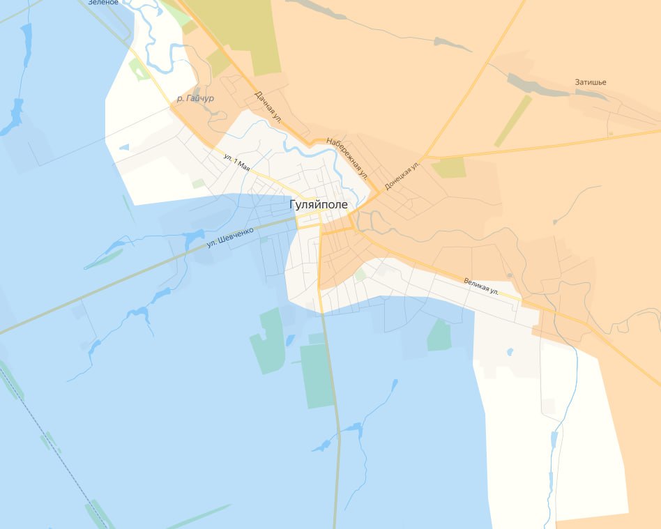 Российская армия давит противника в районе Гуляйполя