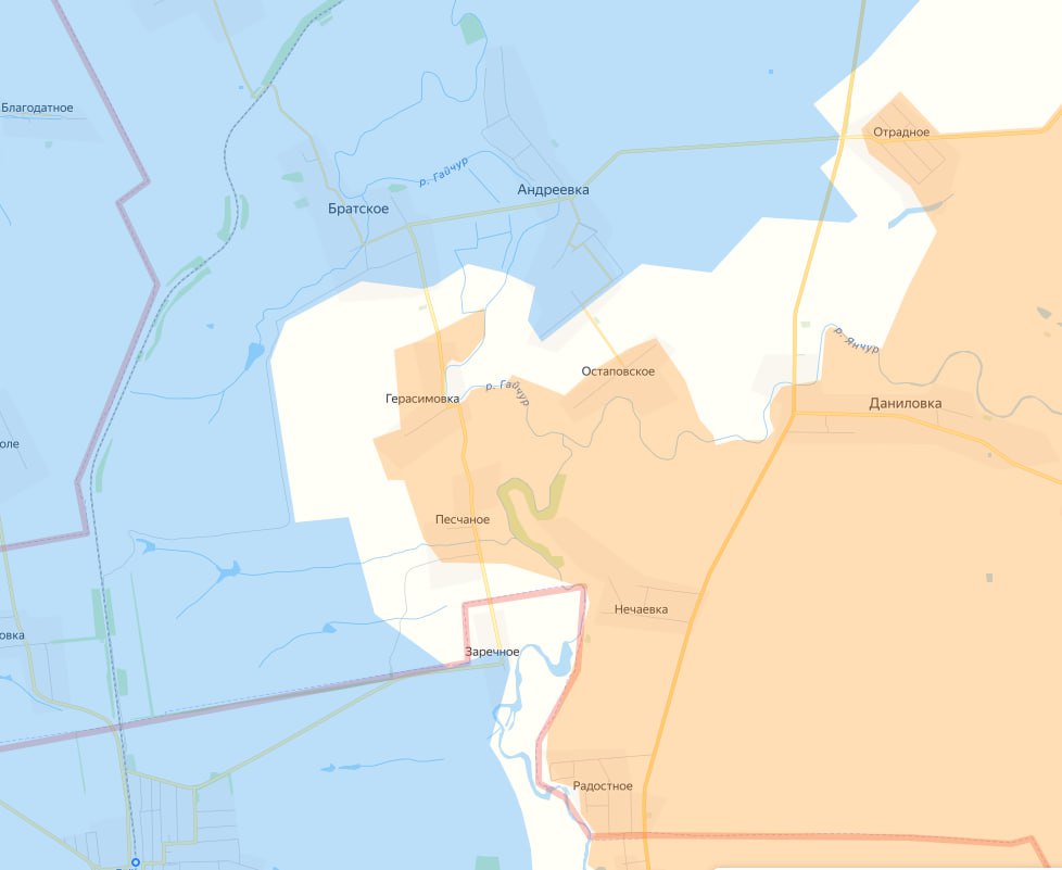 Российская армия давит противника в районе Гуляйполя Российская армия давит противника в районе Гуляйполя