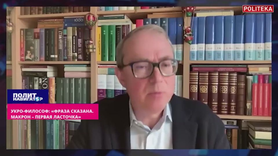 Укро-философ: «Фраза уже сказана. Макрон – первая ласточка»