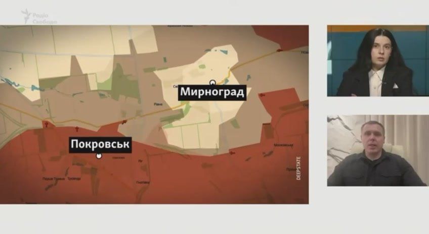 ВСУ попали в "оперативное окружение" в Димитрове, прогревая публику,почти признался секретарь оборонного комитета Рады Костенко