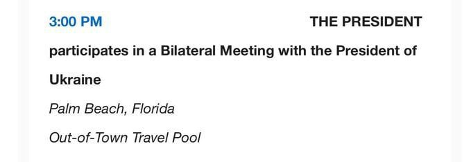 Трамп встретится с Зеленским в воскресенье