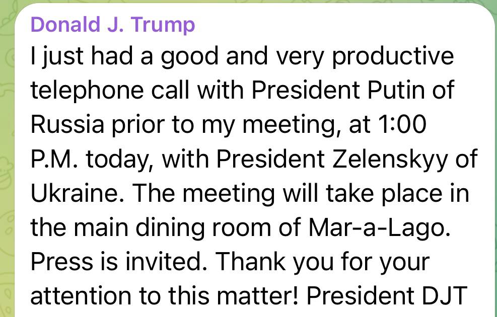 Родион Мирошник: До встречи с Зеленским Трамп созвонился с Путиным