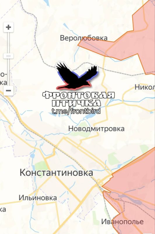 Обстановка на Константиновском направлении от «Фронтовая птичка»