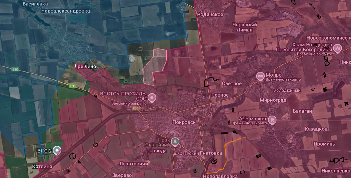 Красноармейск. Бойцы 27-й дивизии расширили зону контроля севернее города, сообщает Анатолий Радов