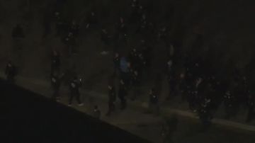 Судя по кадрам, Мадуро и его жену сопровождает с десяток агентов ФБР и ОБН (Отдел по борьбе с наркотиками)