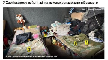 В Харьковской области сожительница чуть не зарезала боевика из 58-й омпбр ЗСУ