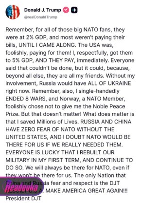 Россия и Китай совершенно не боятся НАТО без США — Трамп