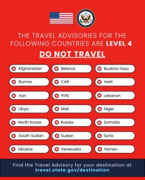 Украина, Россия и Беларусь попали в обновленный список стран, куда не рекомендуется ездить гражданам США