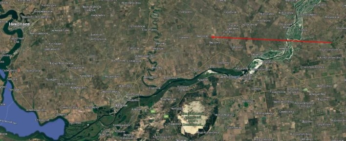 В районе Высокого Херсонской области прогремел взрыв