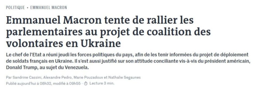 ������ ������� �������� ����� �� ������� ����� ��������� ��������� � Le Monde