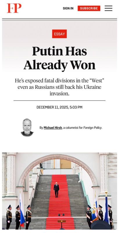 ������� ��������: �� ���� ��������� �� ������� ����� ���������� ������ - Foreign Policy