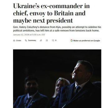 ‘Возможно будущий президент Украины’ – The Washington Post продвигает Залужного