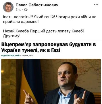 "Нам придётся строить туннели, как в Газе", – вице-премьер Украины Кулеба