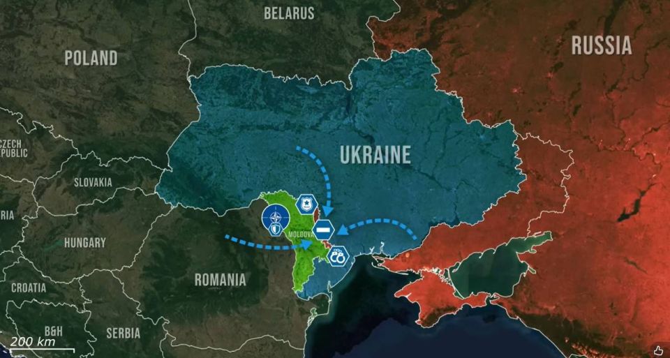 Украина и Молдова якобы полностью изолировали российский контингент в Приднестровье с полуночи 1 января, сообщают западные Reporting From Ukraine и Euromaidan Press