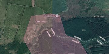 Линию фронта в районе освобождённой в Сумской области Комаровки нанёс на карту Анатолий Радов