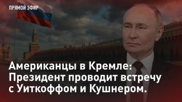 — СМОТРЕТЬ. Американцы в Кремле: Президент проводит встречу с Уиткоффом и Кушнером