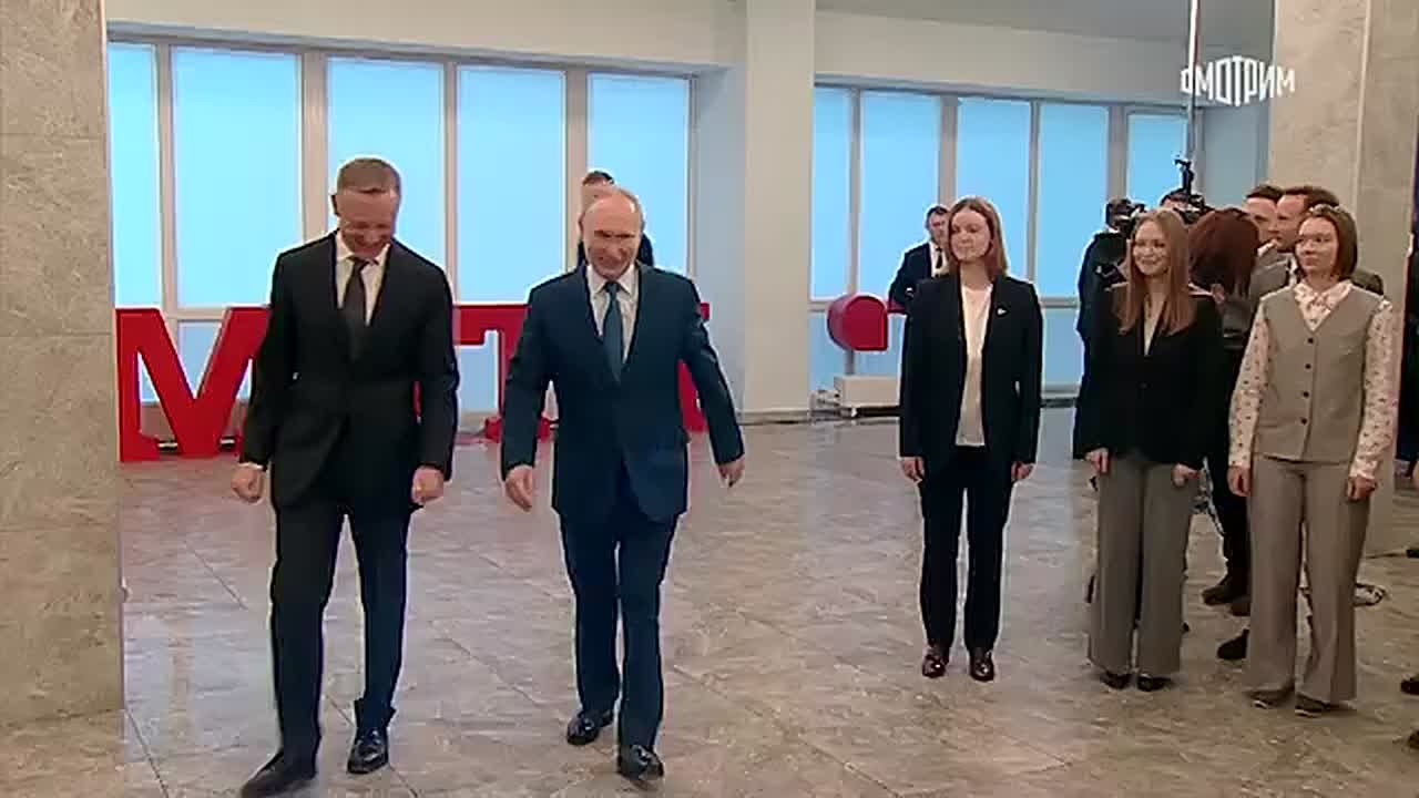 Владимир Путин посетил МФТИ в преддверии Дня российского студенчества