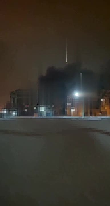 В Киеве сильный пожар после прилёта, сообщают местные ТГ-каналы