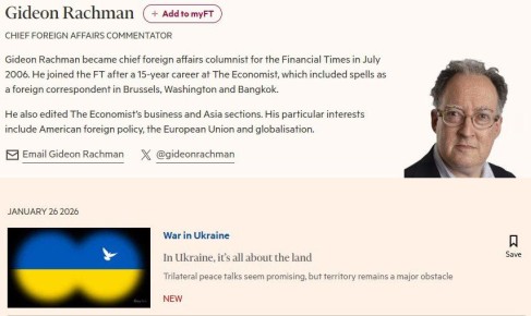 ���������� ���������� �� ���������� � ���-����, ����� �� ���������� ������� � ������������ Financial Times ������ ������