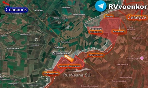 ВС РФ продолжают рваться к Славянску: наши закрепляются в Миньковке, — пишут Военкоры русской весны