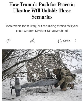 Конфликт продолжается или Киев первым сдаёт позиции: WSJ публикует варианты развития ситуации на Украине в 2026-м
