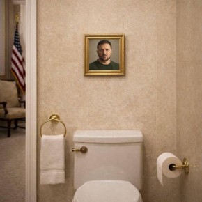 Оказывается для портрета Зеленского в Белом доме тоже нашлось место