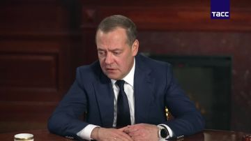 Зеленскому не сносить головы, "Аннушка уже пролила масло", заявил Медведев в интервью ТАСС, Reuters и проекту Wargonzo