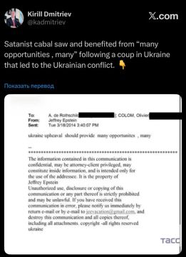 Сатанисты* извлекли выгоду после госпереворота на Украине, который привел к украинскому конфликту, отметил Дмитриев