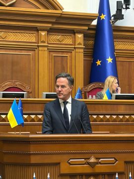 "Как только будет достигнуто мирное соглашение, на Украине появятся вооруженные силы, самолеты в воздухе и поддержка на море тех стран, которые согласились" - генсек НАТО Марк Рютте в ходе выступления в Верховной Раде Украины