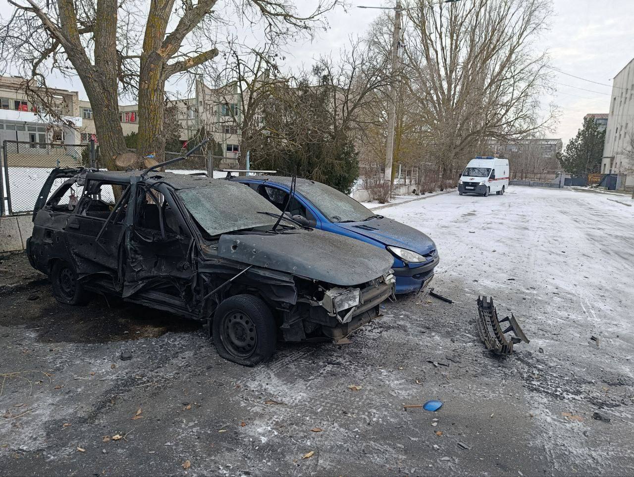 Сегодня утром Новая Каховка подверглась подлому артиллерийскому обстрелу со стороны ВСУ Сегодня утром Новая Каховка подверглась подлому артиллерийскому обстрелу со стороны ВСУ